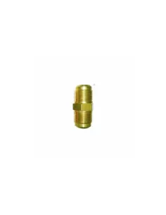 Tecnogas 11330 Straight brass fitting 1/4x1/4